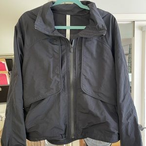 Lululemon size 12 jacket.  Black, excellent shape.